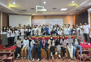 Seminar Transformasi Mahasiswa sebagai Agent of Change yang diselenggarakan Dispora Kutim bekerja sama Kutim Muda Inovatif (aset: caca/katakaltim)