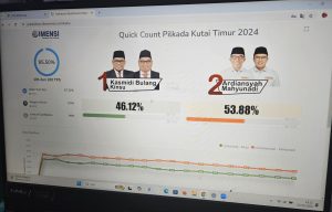 Quick Count Pilkada Kutim 2024 (aset: Dimensi)