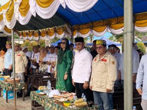 Pembukaan Turnamen Sumpit di Desa Budaya Pampang, Kecamatan Samarinda Utara, Kota Samarinda, pada Kamis (14/11/2024). (aset: puji/katakaltim.com)