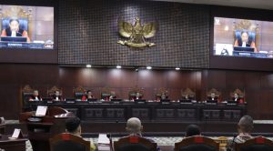 Sidang pengucapan putusan dan ketetapan (aset: @mahkamahkonstitusi)