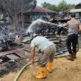 Kebakaran di Kutai Barat hanguskan 6 rumah warga (aset: polreskubar)