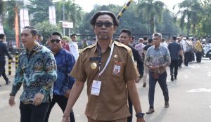 Penjabat Sementara Bupati Kutai Timur (Pjs Kutim) Agus Hari Kesuma (AHK) bersama Forkopimda Kutim hadiri Rapat Koordinasi Nasional (Rakornas) Pemerintahan Pusat dan Daerah 2024 di Bogor, Jawa Barat, Selasa (7/11/2024). (aset: prokutim/katakaltim.com)