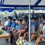 Bupati Kabupaten Kutai Timur (Kutim) Ardiansyah Sulaiman pimpin upacara peringatan HUT ke-53 Korps Pegawai Republik Indonesia (KORPRI) Kutim, Jumat (29/11/2024) di Sangatta. (aset: Yulius Alvian/prokutim)