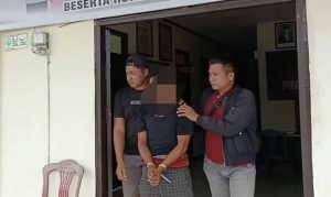 Pelaku pembunuhan di Kubar diamankan polisi (aset: hadi/katakaltim)