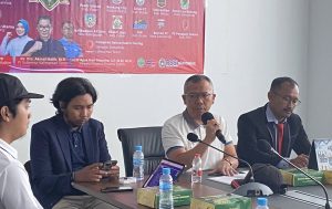 Dinas Pemuda dan Olahraga (Dispora) Kalimantan Timur (kaltim) menggelar Technical Meeting (TM) untuk Kejuaraan Sepak Bola Piala Gubernur Kaltim U13 dan U15 pada Minggu (10/11/2024) di Gedung Serbaguna Dispora Kaltim. (aset: Nirma/katakaltim)