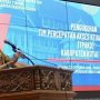 Pjs Bupati Kabupaten Kutai Timur Agus Hari Kesuma saat menghadiri acara Pengukuhan Tim Percepatan Akses Keuangan Daerah Kabupaten Kutai Timur (aset: ainun/prokutim/katakaltim)