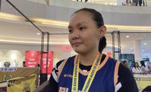 Ferren Chrisan Nugraeni, Kapten tim Bluefin Sweetie pemenang Kejuaraan Bola Basket 3x3 Piala Gubernur Kaltim (aset: puji/katakaltim)