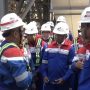 Menteri Energi dan Sumber Daya Mineral (ESDM) Bahlil Lahadalia saat melakukan kunjungan kerja ke proyek Refinery Development Master Plan (RDMP) Kilang Pertamina Balikpapan (KPB), Sabtu (14/12/2024). (dok: hilman/katakaltim.com)