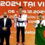 Personil Polres Kutai Timur (Kutim) berhasil menyabet medali emas dalam kejuaraan Asian Open Police Taekwondo Championship di Quang Ninh, Vietnam. (aset: ainun/katakaltim.com)