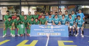 Tim futsal Paser tumbangkan tim futsal Kutai Timur dalam ajang Pekan Olahraga Provinsi Korps Pegawai Republik Indonesia (Porprov KORPRI) 2024. (aset: pemprov kaltim/katakaltim.com)