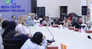 Jumpa Pers gelaran Dinas Komunikasi dan Informatika (Diskominfo) Kaltim, Jumat 20 Desember 2024, di Samarinda. (dok: Pemprovkaltim)