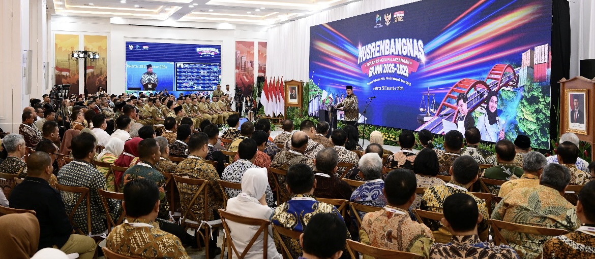 Prabowo saat hadir dalam Musrenbangnas (dok: OIKN)