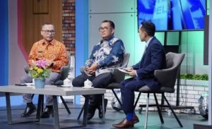 Pj Gubernur Kaltim, Akmal Malik, beri tanggapan terkait dukungan APBN yang diterima Kaltim, dalam acara Dialog Publika TVRI Kaltim, Jumat 27 Desember 2024. (dok:permprovkaltim)