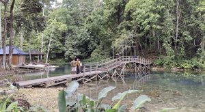 Telaga Biru Tulung Ni Lenggo di Berau. (Dok: syam/katakaltim.com)