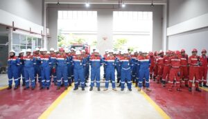 PT Kilang Pertamina Internasional (KPI) Unit Balikpapan memulai tahun 2025 dengan menggelar acara Grand Safety Talk (GST) pertama pada tahun 2025, berlangsung di Jalan 188, Halaman Sub Fire Station PT KPI Unit Balikpapan. (Dok: hilman/katakaltim)