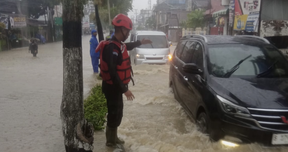 Banjir di Kota Balikpapan (dok: hilman/katakaltim)