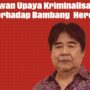 Bambang Hero, adalah akademisi IPB yang berupaya dikriminalisasi atas keterangan keahliannya dalam kasus korupsi pengelolaan tata niaga timah di wilayah IUP PT Timah Tbk pada 2015–2022. (Dok: KIKA)