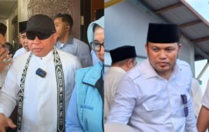 Calon kepala daerah Kaltim, Isran Noor dan Rudy Mas’ud. Sampai saat ini masih bersengketa di Mahkamah Konstitusi (dok: agung/katakaltim)