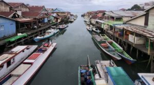 Kumpulan kapal Nelayan kecil di Kecamatan Talisayan, Kabupaten Berau, dipotret pada Selasa, 28 Januari 2025 (dok.Asrin/katakaltim)