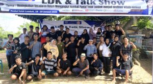 Gerakan Milenial Kutai Timur (GMKT) sukses menggelar Latihan Dasar Kepemimpinan (LDK) yang berlangsung selama 2 hari di Pantai Teluk Lombok, 18-19 Januari 2025. (Dok: ainun/katakaltim)