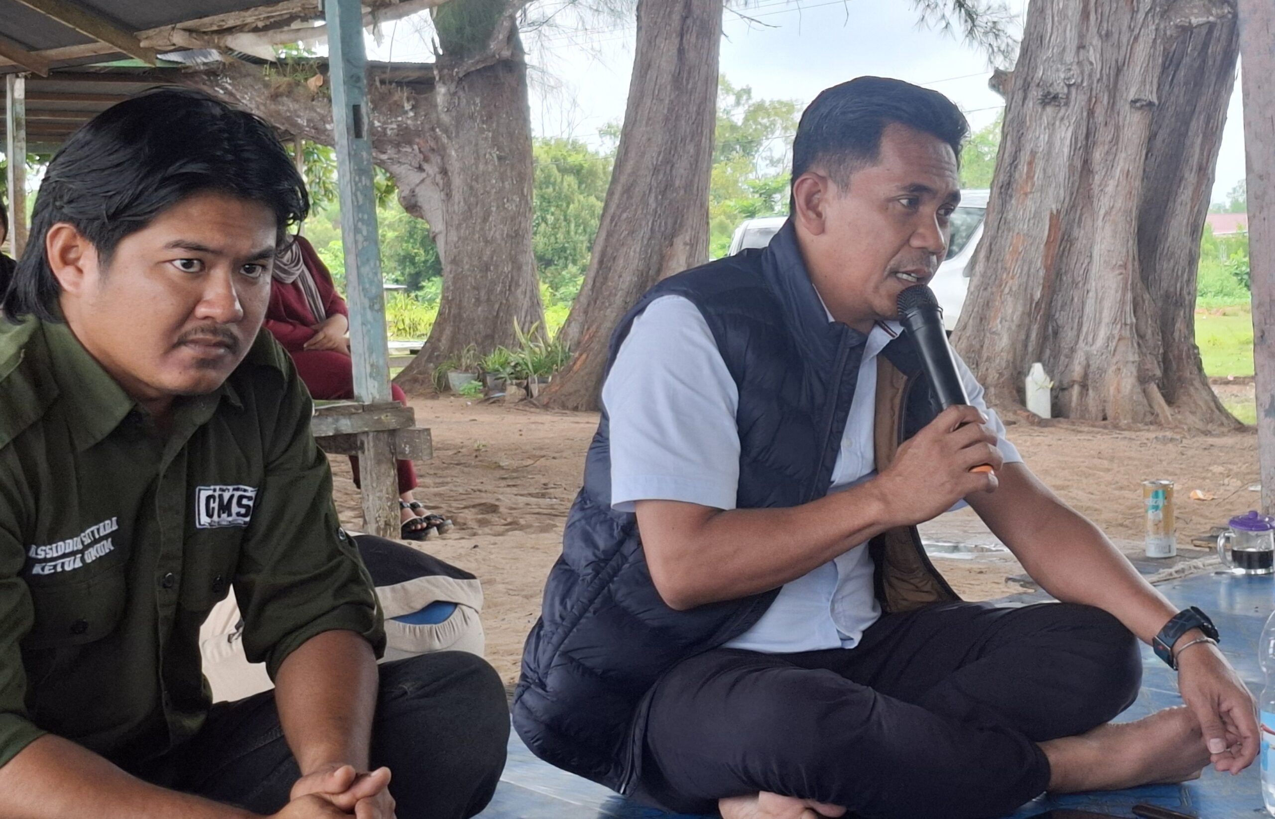 Yusri Yusuf (kanan) bersama Ketua GMKT, Assidiq (dok: caca/katakaltim)