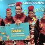 SMKN 2 Sangatta Utara dan UNTAN Pontianak, Kalbar keluar sebagai juara pertama dalam ajang iForte National Dance Competition Inspirasi Diri Regional Balikpapan yang digelar di Auditorium Universitas Mulia Balikpapan, Minggu (9/2/2025). (Dok: hlm/katakaltim)