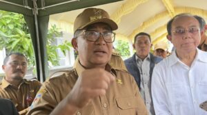 Pj Gubernur Kaltim, Akmal Malik saat berkunjung ke Kota Bontang, Selasa 11 Februari 2025 (dok: agung/katakaltim)