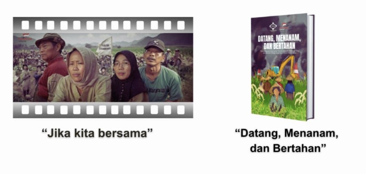 Film dan buku yang diluncurkan (dok: ali/katakaltim)