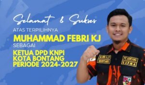 Ketua KNPI Kota Bontang periode 2024-2027 Muhammad Febri Kaharuddin Jafar (dok: @knpibontang)