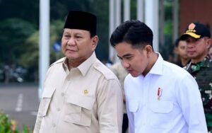 Prabowo Subianto bersama Gibran Rakabuming Raka (dok: @prabiwogibran)