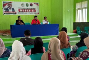 Reses Anggota DPRD Kutim, Faizal Rachman di Kecamatan Sandaran, Kamis 13 Maret 2025 (dok: caca/katakaltim)