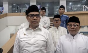 Walikota Samarinda, Andi Harun, saat ditemui wartawan usai menggelar ramah tamah dan buka puasa bersama di Gor Segiri Samarinda, Senin (3/2/2025) (Dok: ali/katakaltim)