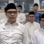 Wali Kota Samarinda, Andi Harun (kiri) didampingi Wawali Kota Samarinda, Saefuddin Zuhri (kanan) usai ramah tamah dan buka puasa bersama di Gor Segiri, Senin 3 Maret 2025 (dok: ali/katakaltim)