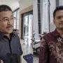 Sekertaris Komisi IV DPRD Kaltim, Darlis Pattalongi (kiri) dan pihak PT. KSM devisi Sosial Security Lisensi, Rifky Djohan (kanan) (dok: ali/katakaltim)