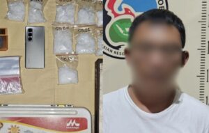 Pengedar narkoba yang ditangkap polisi di kawasan Jalan RE Martadinata Gang Madu, Kelurahan Teluk Lerong Ilir, Kecamatan Samarinda Ulu (dok: Ali/katakaltim)