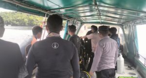 Operasi pencarian korban tenggelam di Laut Pula Maratua Berau (dok: asrin/katakaltim)