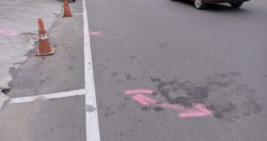 Tempat kejadian perkara penembakan di Kota Samarinda. Dipotret pada Minggu 4 Mei 2025 (dok: ali/katakaltim)