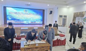 DPRD Kota Bontang menyetujui pemindahtanganan barang milik daerah berupa hibah lahan kepada Kantor Wilayah Perum Bulog Kalimantan Timur dan Kalimantan Utara. (Dok: andi/katakaltim)