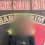 Tersangka ayah tiri yang rudapaksa anaknya di Muara Wahau (dok: Polsek Muara Wahau)