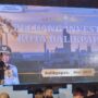 Wakil Wali Kota Balikpapan, Bagus Susetyo saat bawa sambutan di acara Welcome Dinner HUT ke-53 Real Estat Indonesia (REI) di Hotel Novotel, Rabu (14/5/2025) malam. (Dok: hlm/katakaltim)
