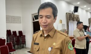 Kepala Badan Perencanaan Pembangunan Daerah (Bappeda) Kaltim, Yusliando, saat ditemui di Bontang, Senin 19 Mei 2025 (dok: agu/katakaltim)