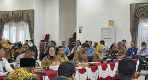 Suasana forum Evaluasi RPJMD Kota Bontang di Pendopo Wali Kota Bontang, Senin 19 Mei 2025 (dok: Agu/katakaltim)