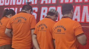 Para pengedar sabu-sabu di Kota Bontang akhirnya ditangkap polisi (dok: Yub/katakaltim)