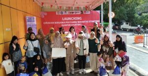 Pemkot Balikpapan meluncurkan Gerakan Bersama Posyandu Berantas Stunting (Gempur Stanting) di Taman Bekapai, Balikpapan Kota, Minggu (25/5/2025). (Dok: hlm/katakaltim)