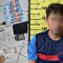Barang bukti narkoba dan pengedar narkoba ditangkap kepolisian Bontang (dok: Agu/katakaltim)