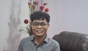 Wakil Ketua Komisi B DPRD Kota Bontang, Winardi, saat ditemui di Sekambing, Bontang Lestari, Senin 26 Mei 2025 (dok: Yub/katakaltim)