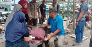 Korban yang meninggal dunia setelah mengendarai speedboat di kawasan Pulau Beras Basah Bontang, Sabtu 28 Juni 2025 (dok: Yub/katakaltim)