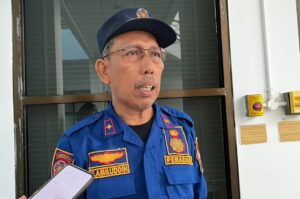 Kepala Dinas Pemadam Kebakaran dan Penyelamatan (Damkartan) Bontang, Amiluddin. (dok: caca/katakaltim)