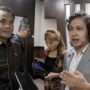 Ketua Badan Kehormatan (BK) DPRD Kaltim, Subandi (kiri), dan Perwakilan Bubuhan Advokat, Fajriannur saat ditemui di Kantor DPRD Kaltim, Senin 2 Juni 2025 (dok: Ali/katakaltim)
