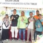 Anggota DPRD Kutim Pandi Widiarto (tiga dari kiri) bersama pihak terkait memperingati Hari Lingkungan Hidup Sedunia, Kamis 5 Juni 2025. (Dok. Cca/katakaltim)